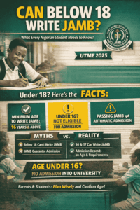 Can Below 18 Write Jamb