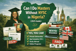 Can I Do Masters Without Nysc In Nigeria