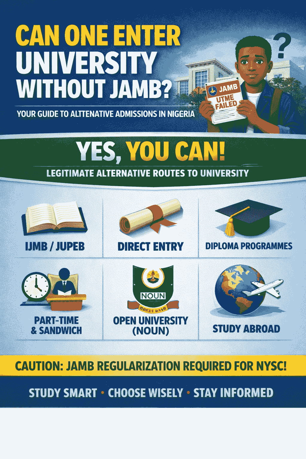 Can One Enter University Without Jamb