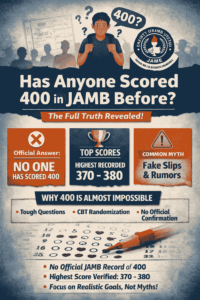 Has Anyone Scored 400 In Jamb Before