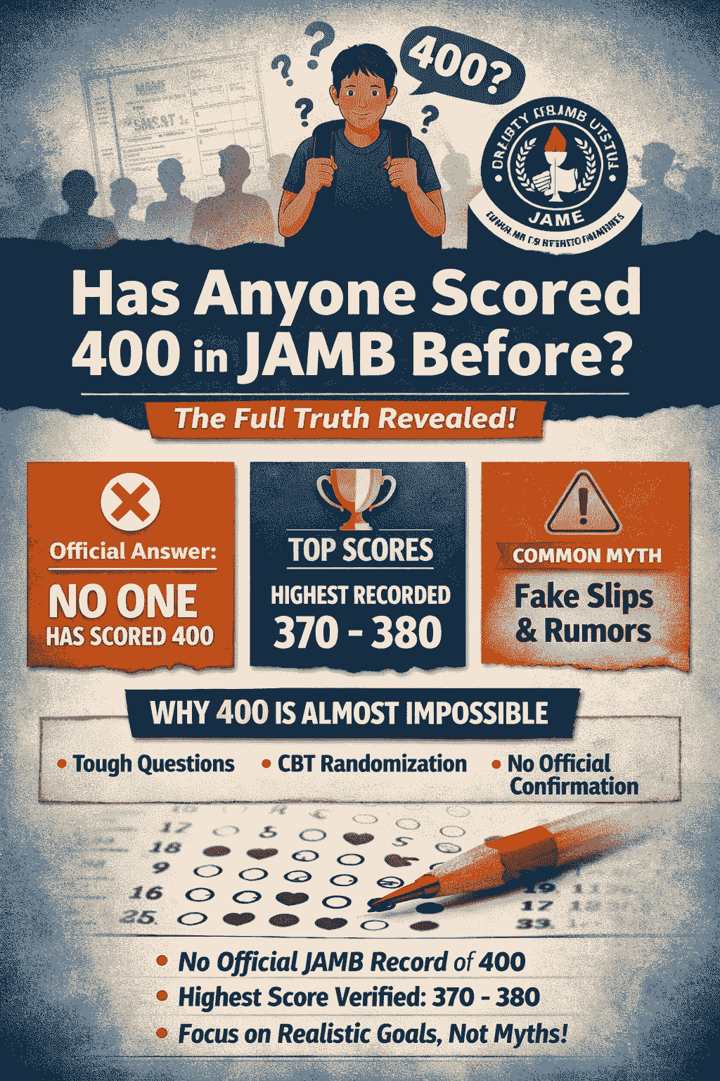 Has Anyone Scored 400 In Jamb Before