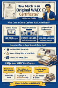 How Much Is An Original Waec Certificate