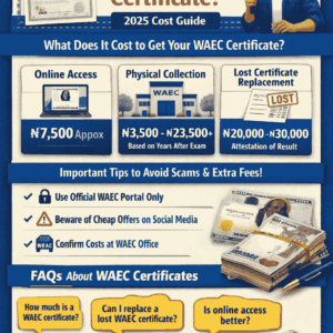 How Much Is An Original Waec Certificate
