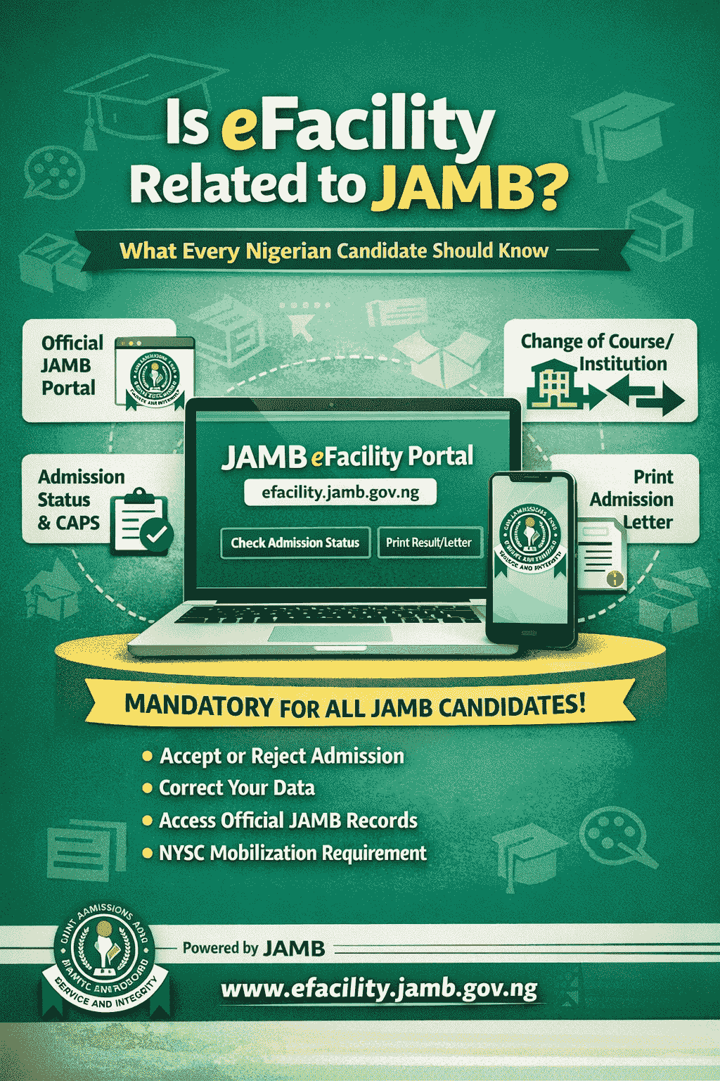 Is Efacility Related To Jamb