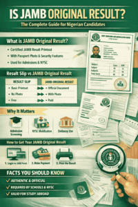 Is Jamb Original Result