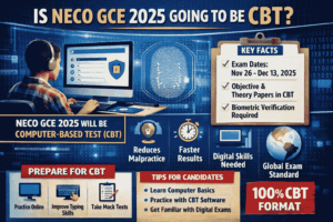 Is Neco Gce 2025 Going To Be Cbt