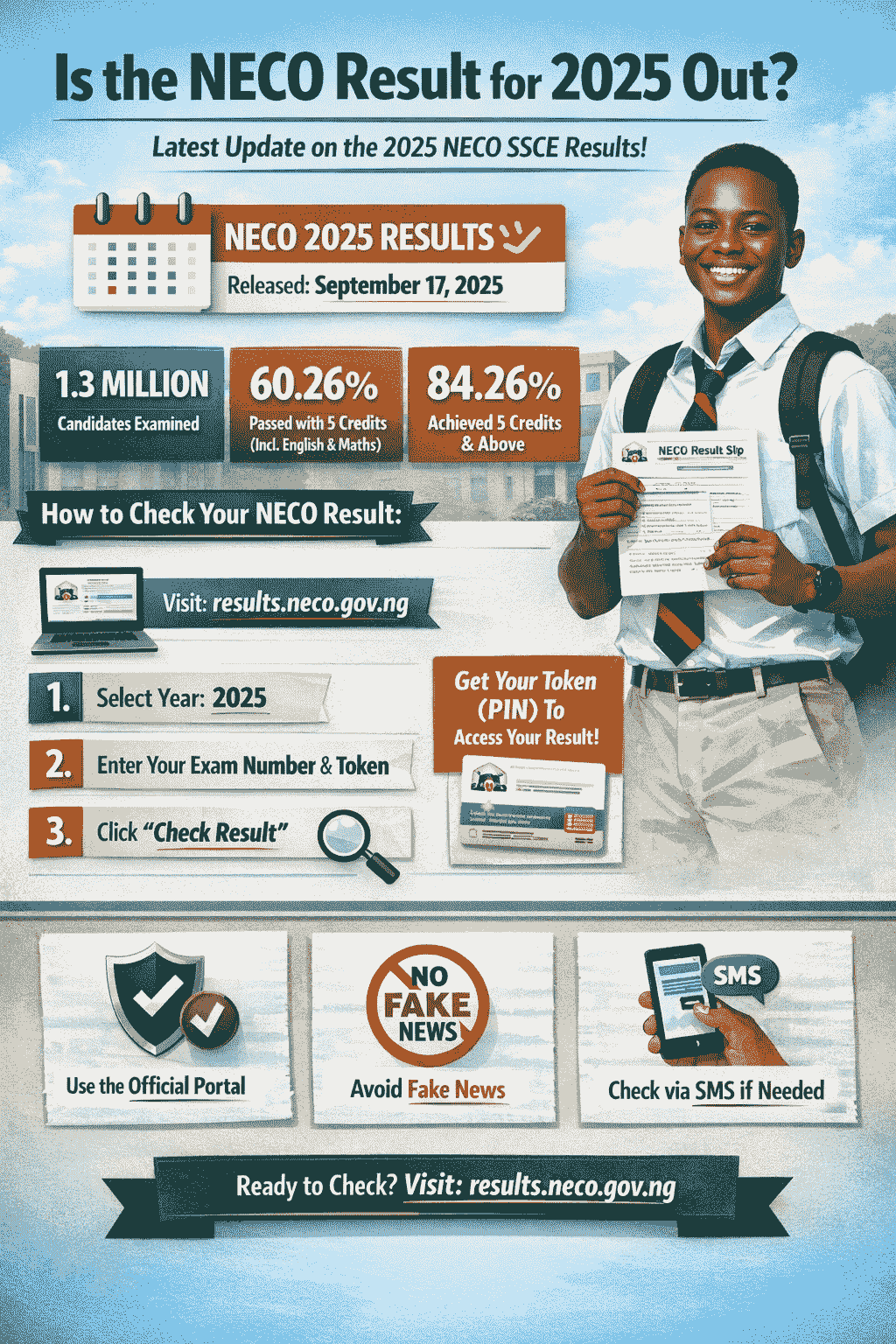 Is the NECO Result for 2025 Out