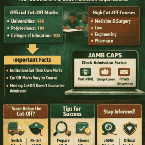 What Is The Cut Off Mark For Jamb 2025