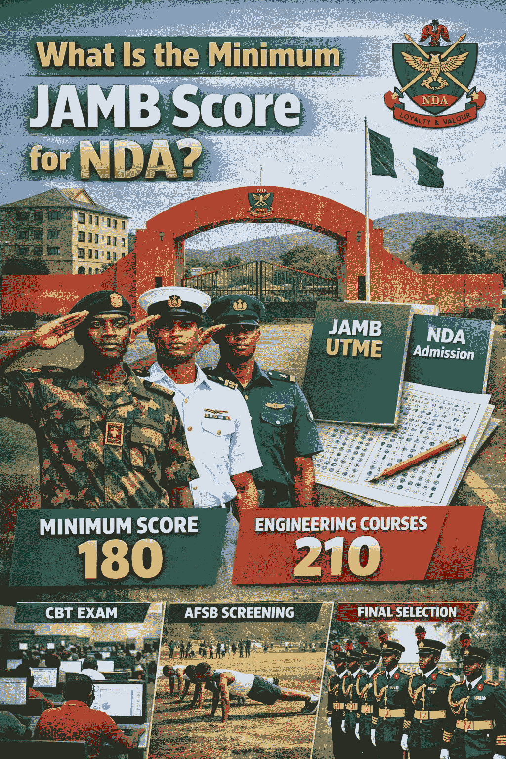 What Is The Minimum Jamb Score For Nda