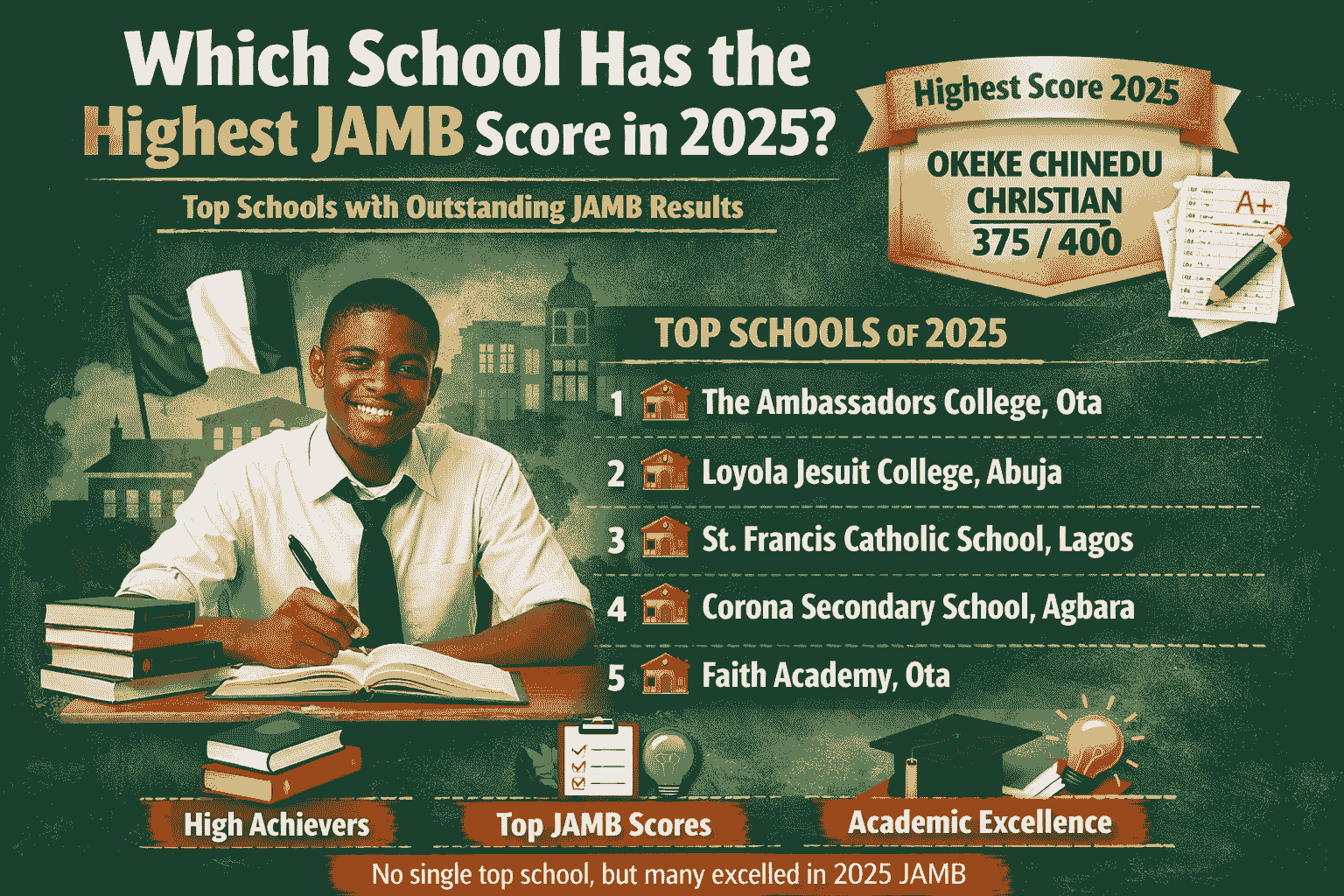 Which School Has The Highest Jamb Score In 2025
