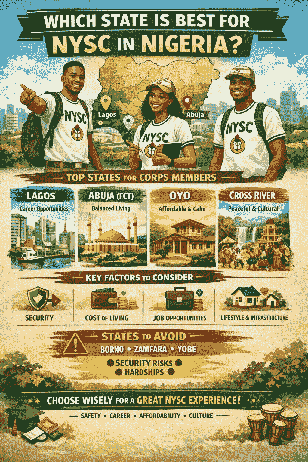 Which State Is Best For Nysc In Nigeria