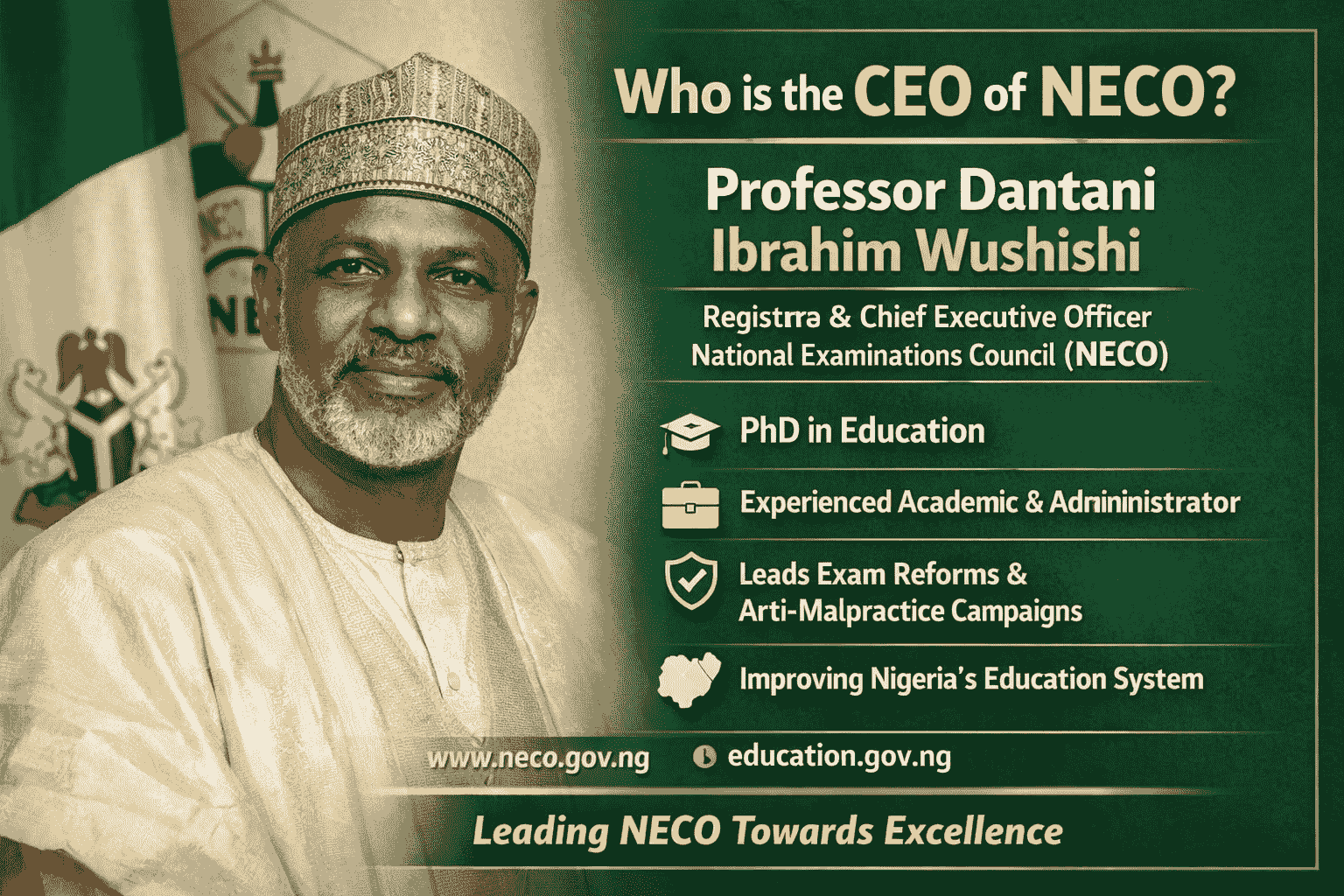 Who Is The Ceo Of Neco