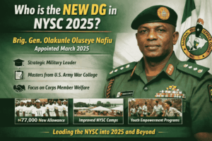 Who Is The New Dg In Nysc 2025