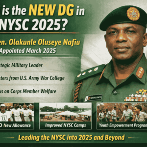 Who Is The New Dg In Nysc 2025