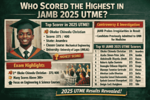 Who Scored The Highest In Jamb 2025 Utme