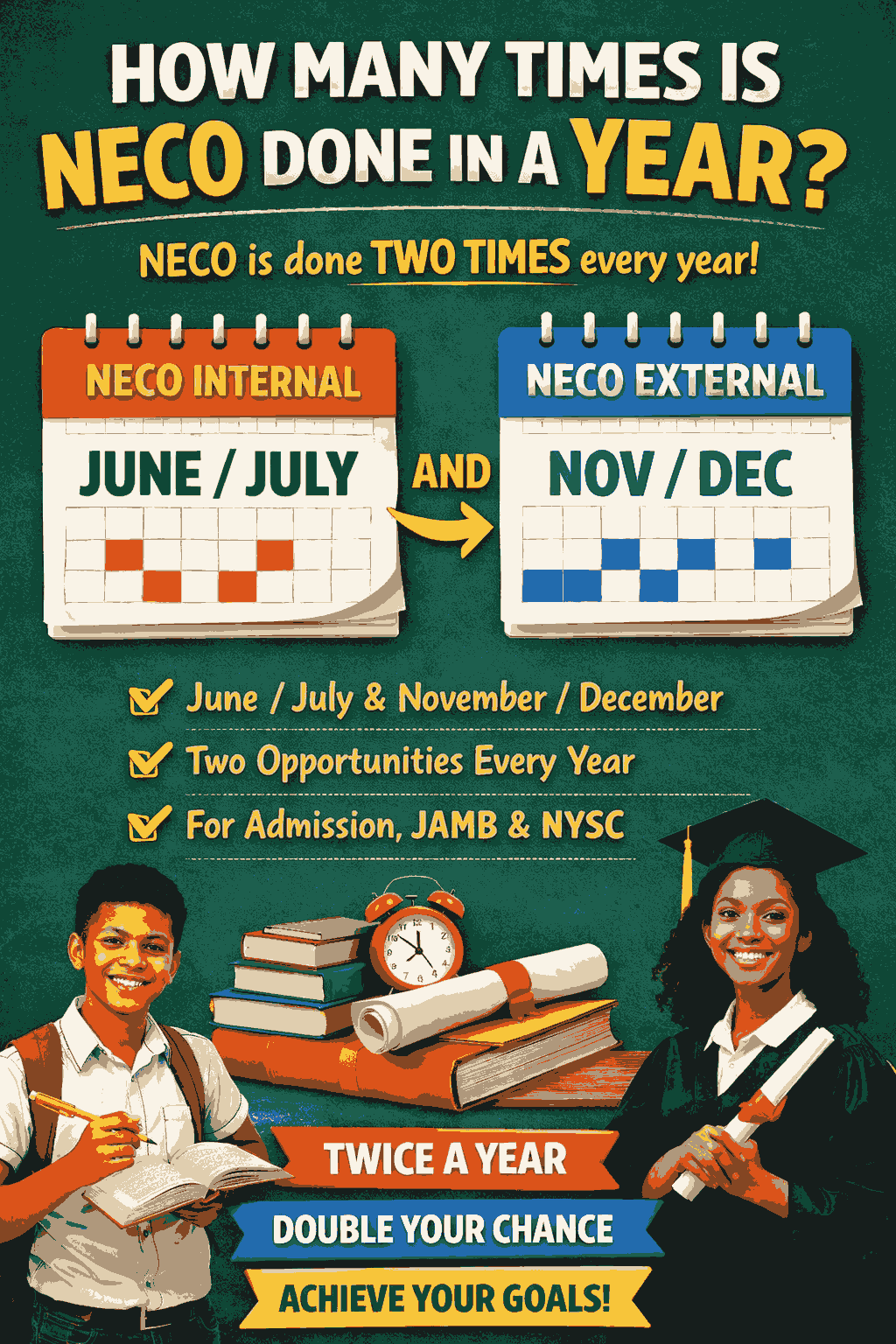 How Many Times Is Neco Done In A Year