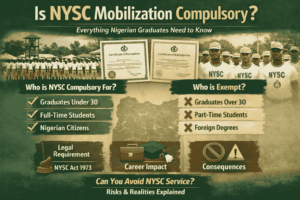 Is NYSC Mobilization Compulsory? A Complete Guide for Nigerian Graduates