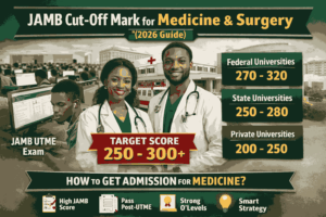 JAMB Cut-Off Mark for Medicine and Surgery