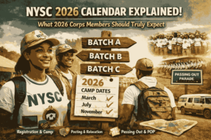 NYSC 2026 Calendar Explained: What 2026 Corps Members Should Truly Expect